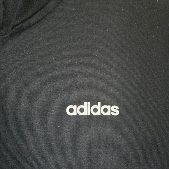 Adidas Half Zip Cropped Sweatshirt Womens size XL Oversized Pullover 0812 - Picture 3 of 10